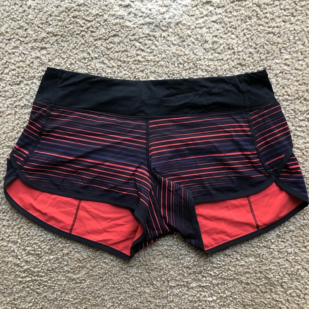 Lululemon size 8 speed shorts.